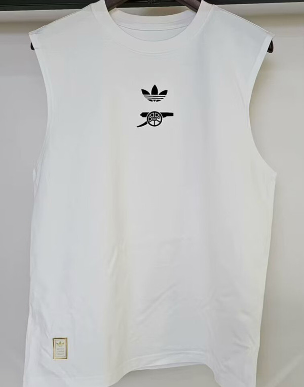 2025 ARS White Pure Cotton Vest Jersey