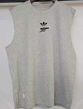 2025 ARS Grey Pure Cotton Vest Jersey