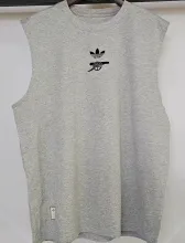 2025 ARS Grey Pure Cotton Vest Jersey