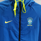 2025/26 Brazil Blue Windbreaker