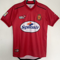 2000/2001 Mallorca Home Red Retro Fans Soccer Jersey