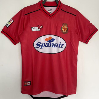 2000/2001 Mallorca Home Red Retro Fans Soccer Jersey
