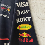 2025 Red Bull Racing F1 Black Team POLO T-Shirt  有领