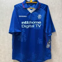 2002/03 Rangers Home Blue Retro Soccer Jersey