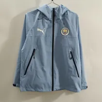 2025/26 Man City Light  Blue Windbreaker