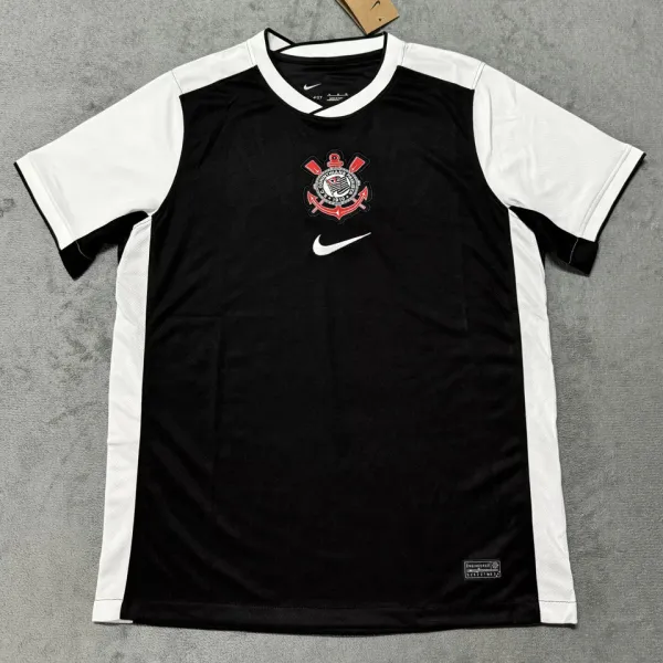 2025/26 Corinthians Away Black Fans Soccer Jersey