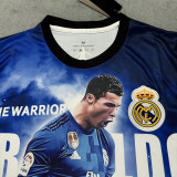 RONALDO #7 RM Special Edition Blue Fans Soccer Jersey