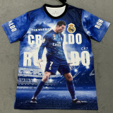 RONALDO #7 RM Special Edition Blue Fans Soccer Jersey