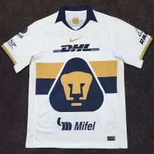 2025/26 Pumas UNAM Home White Fans Soccer Jersey