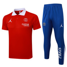 2025/26 PSG Red POLO Training Tracksuit
