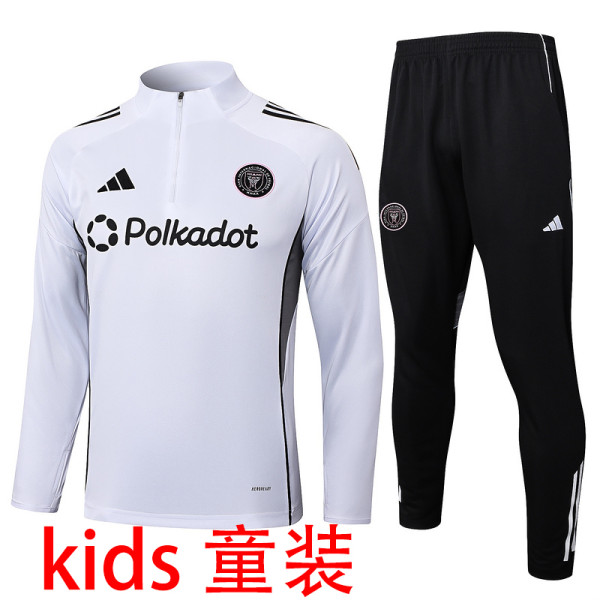 2025/26 Inter Miami White Kids Sweater Tracksuit