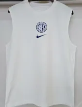 2025 In Milan White Pure Cotton Vest Jersey