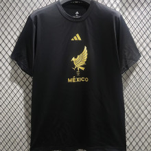 2025 Mexico Black Special Edition México de Oro Pure Cotton Training T-Shirt