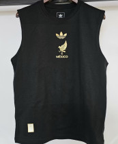 2025 Mexico Black México de Oro Pure Cotton Vest Jersey