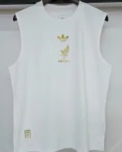 2025 Mexico White México de Oro Pure Cotton Vest Jersey