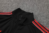 2025/26 M Utd Black Jacket Tracksuit