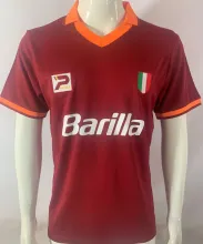 1983/1984 Roma Home Red Retro Soccer Jersey