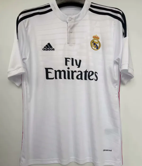 2014/15 RM Home White Retro Soccer Jersey