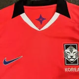 2025/26 South Korea Home Red Fans Soccer Jersey