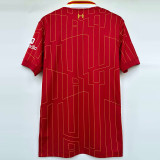 CHAMPIONS # 20 LFC 1:1 Quality Home Fans Soccer Jersey 2024/25  ★★