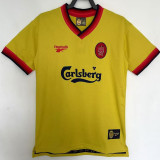 1997/1998 LFC Away Yellow Retro Soccer Jersey