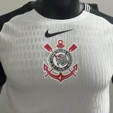 2025/26 Corinthians Home White Player Version Soccer Jersey