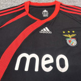 2009/2010 Benfica Away Black Retro Soccer Jersey