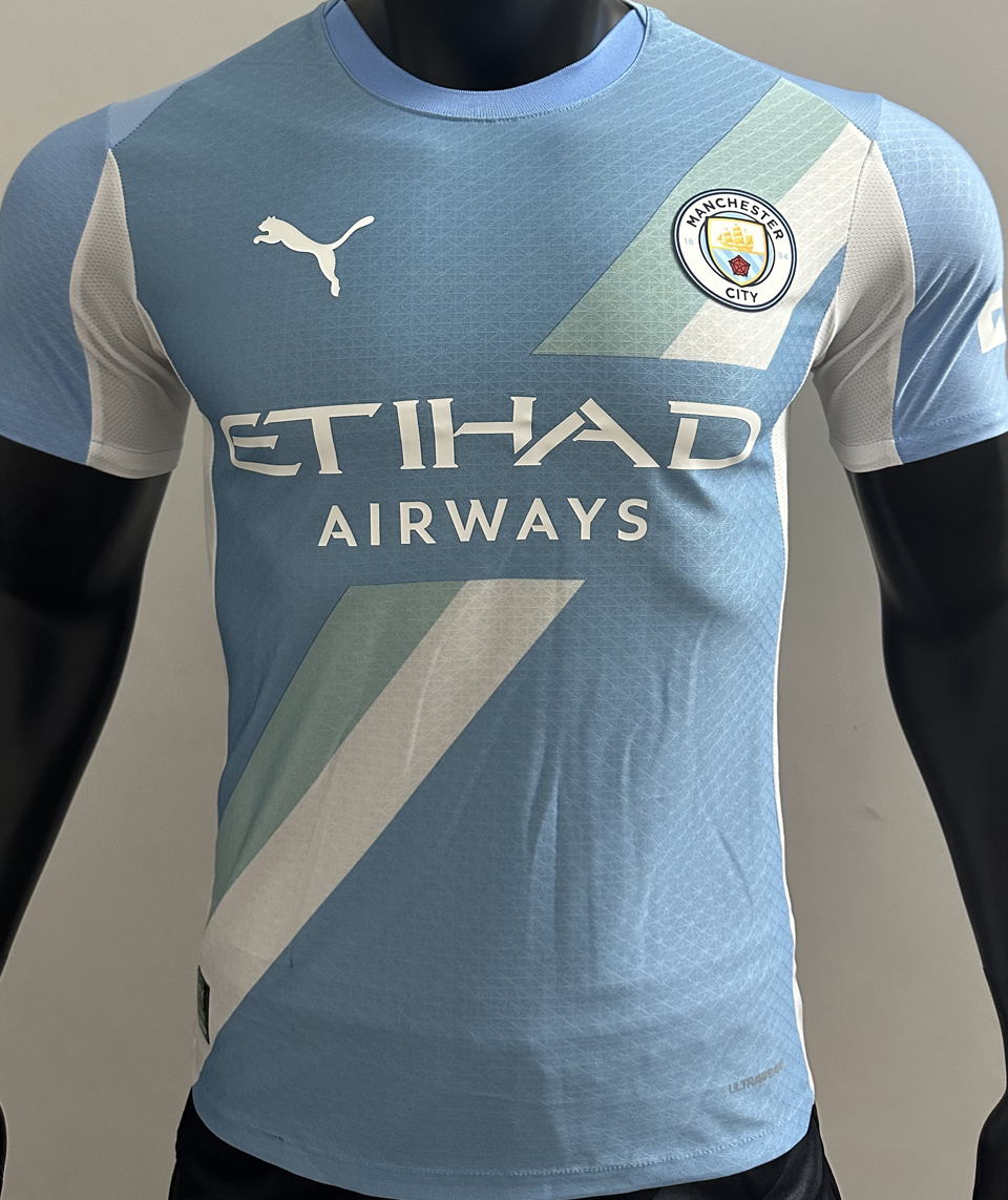 2025/26 Man City FIFA CWC Edition Blue Player Version Soccer Jersey