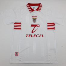 1997/1999 Benfica Away White Retro Soccer Jersey
