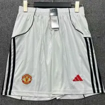 2025/26 M Utd White Shorts Pants