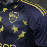 2025 Boca Third Black Player Version Soccer Jersey