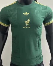 2025 Mexico Green Special Edition Player Version Soccer Jersey 胸前鸟