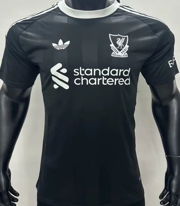2025/26 LFC GK Black Player Version Soccer Jersey