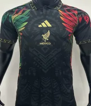 2025 Mexico Special Edition Player Version Soccer Jersey 肩膀边红边绿