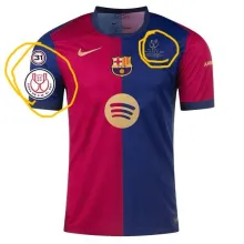 2024/25 BA 1:1 Quality Home Fans Soccer Jersey（Have RFEF 31 + Final Font ）带国王杯章和胸前决赛小字