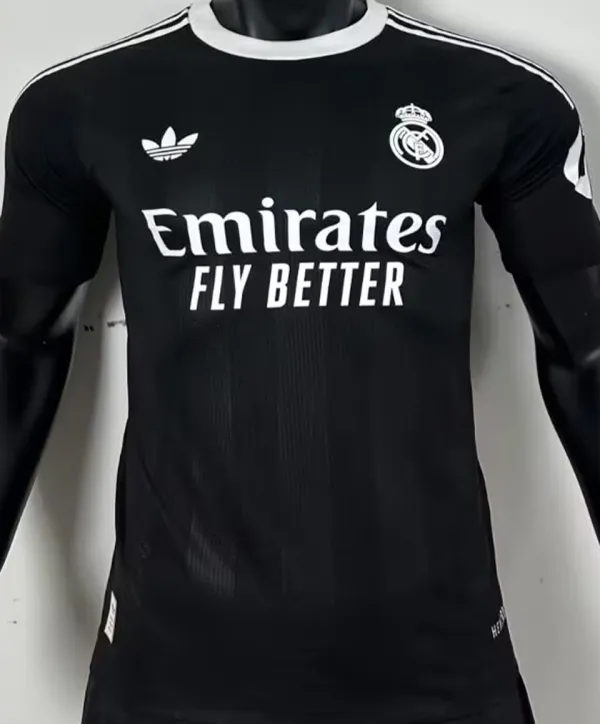 2025/26 RM Black GK Player Version Soccer Jersey
