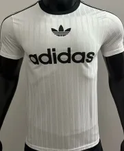 2025 AD~ White Retro Style Player Version Soccer Jersey