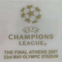 2006/07 AC Milan UEFA CHAMPIONS LEAGUE THE FINAL ATHENS 2007..... 2006/07 AC 客场用胸前 (You can buy it alone OR tell us which jersey to print it on. )