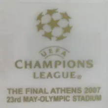 2006/07 AC Milan UEFA CHAMPIONS LEAGUE THE FINAL ATHENS 2007..... 2006/07 AC 客场用胸前 (You can buy it alone OR tell us which jersey to print it on. )