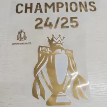 CHAMPIONS 24/25 + CHAMPIONS CUP  LFC 2024/25 利记用 (You can buy it alone OR tell us which jersey to print it on. )