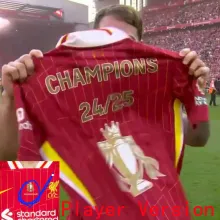 CHAMPIONS 24/25 LFC Home Player Version Soccer Jersey 2024/25  ★★ 带胸前小章 球员版
