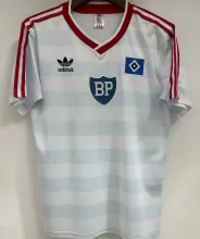 1986 Hamburger Home White Retro Soccer Jersey
