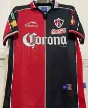 1998/99 Atlas Home Red Black Retro Soccer Jersey