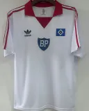 1980 Hamburger Home White Retro Soccer Jersey