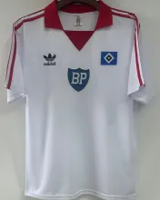 1980 Hamburger Home White Retro Soccer Jersey