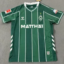 2025/26 Werder Bremen Home Green Fans Soccer Jersey