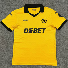 2025/26 Wolves Home Yellow Fans Soccer Jersey