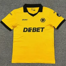 2025/26 Wolves Home Yellow Fans Soccer Jersey