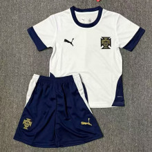 2025 Portugal White Training Kids Soccer Jersey