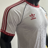 2025/26 M Utd White Retro Style Player Version Soccer Jersey